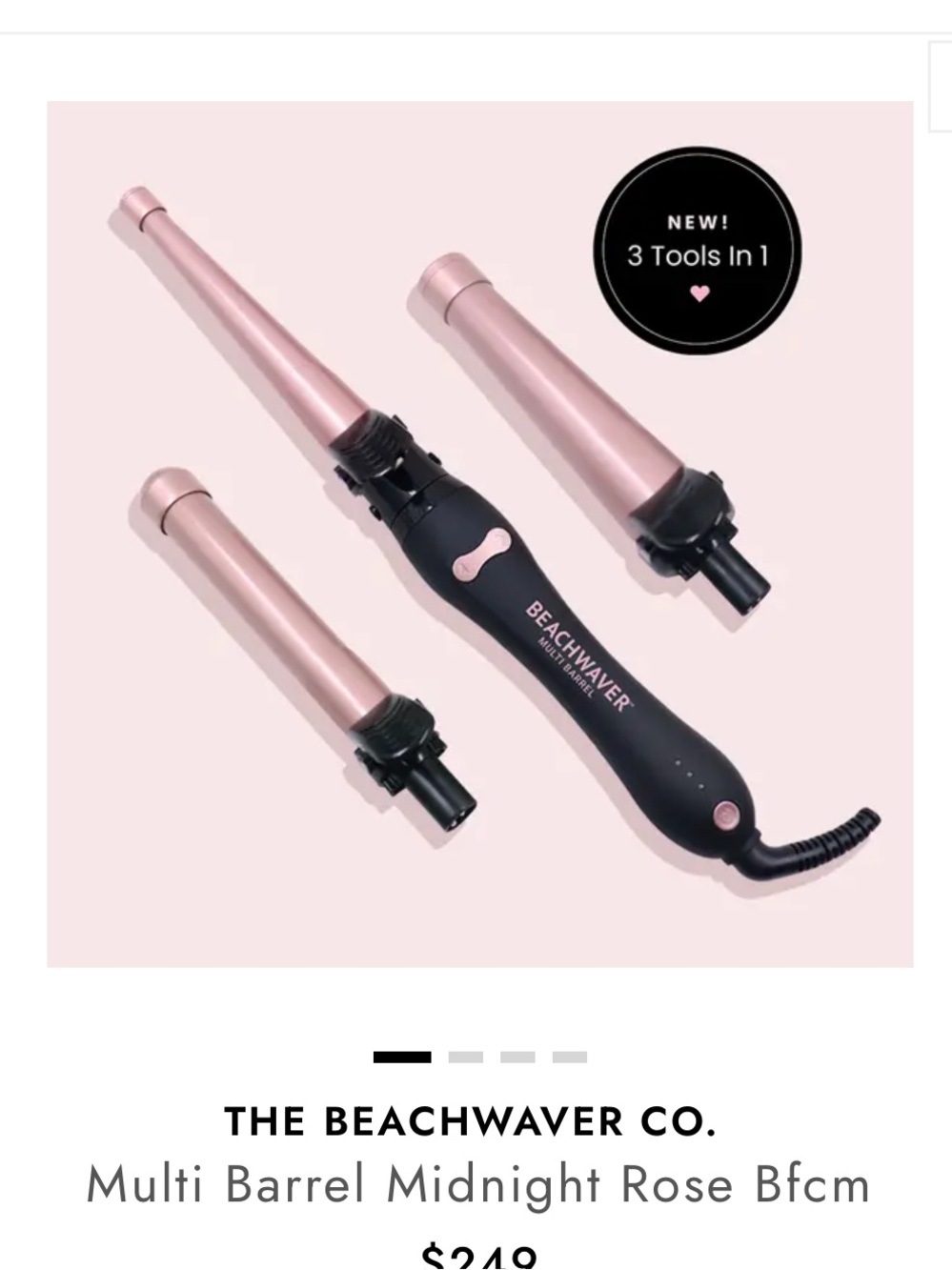 The Beachwaver® Co. Multi-Barrel Beachwaver - Midnight Rose - US Plug